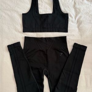 Gymshark Corset Sports Bra and Leggings